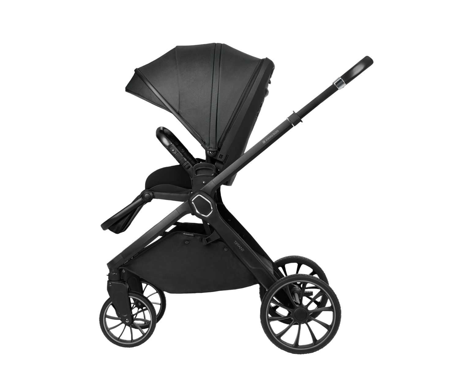 Kikkaboo Комбинирана количка 2в1 с кош за новородено Tiffany Dark Grey 2024 - Image 10