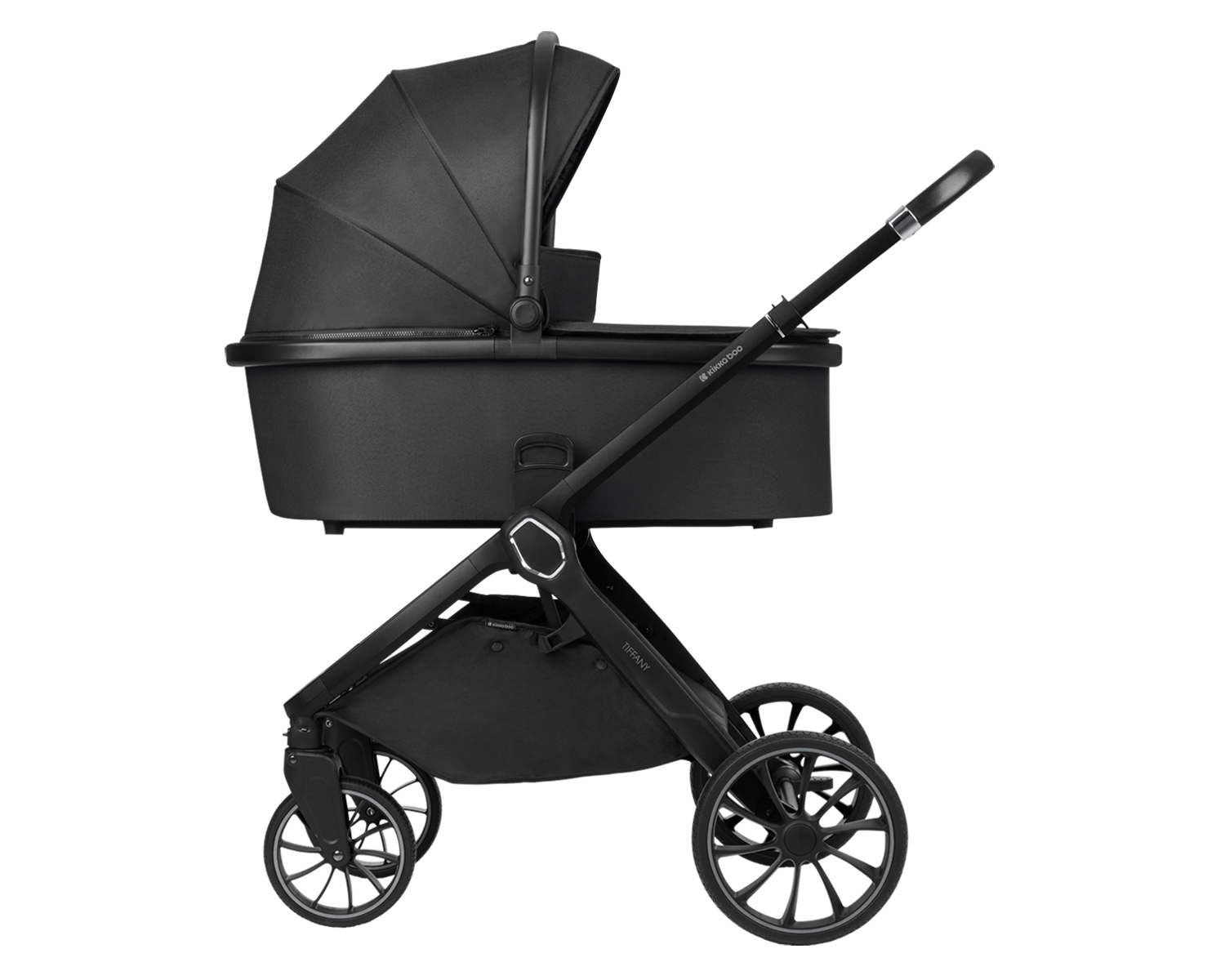 Kikkaboo Комбинирана количка 2в1 с кош за новородено Tiffany Dark Grey 2024 - Image 13