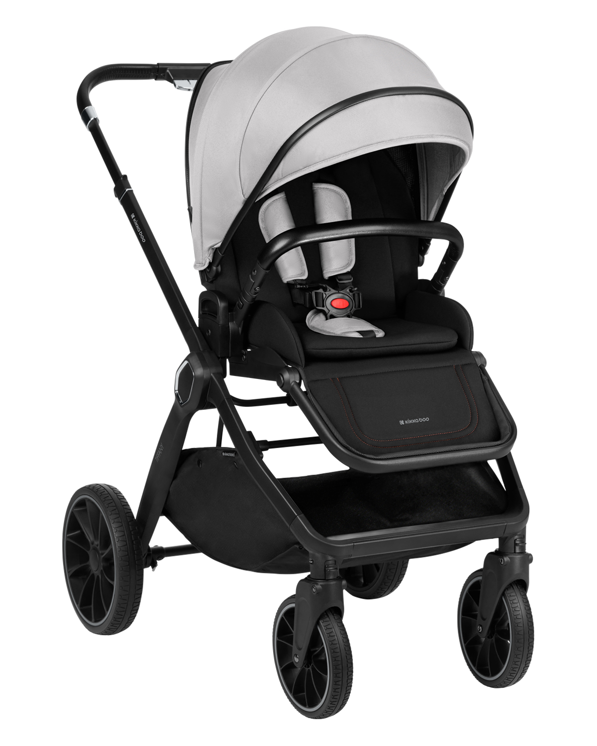 Kikkaboo Комбинирана количка 2в1 с кош за новородено Tiffany Light Grey 2024 - Image 6