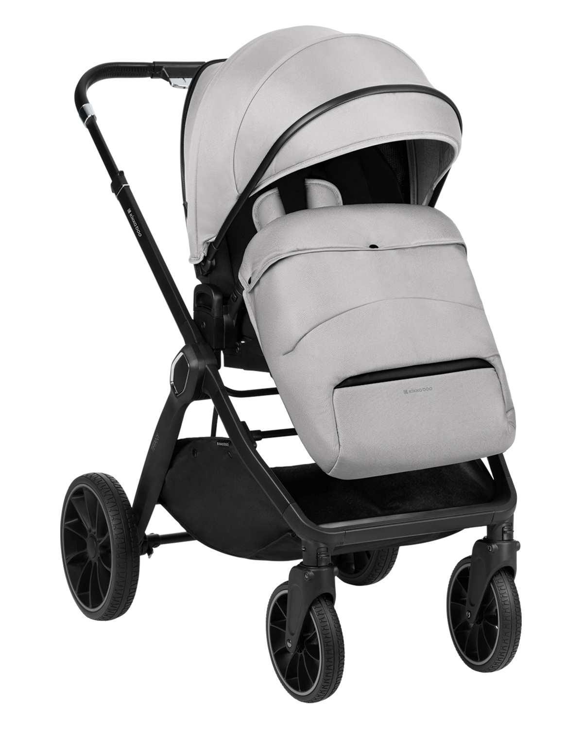 Kikkaboo Комбинирана количка 2в1 с кош за новородено Tiffany Light Grey 2024 - Image 7