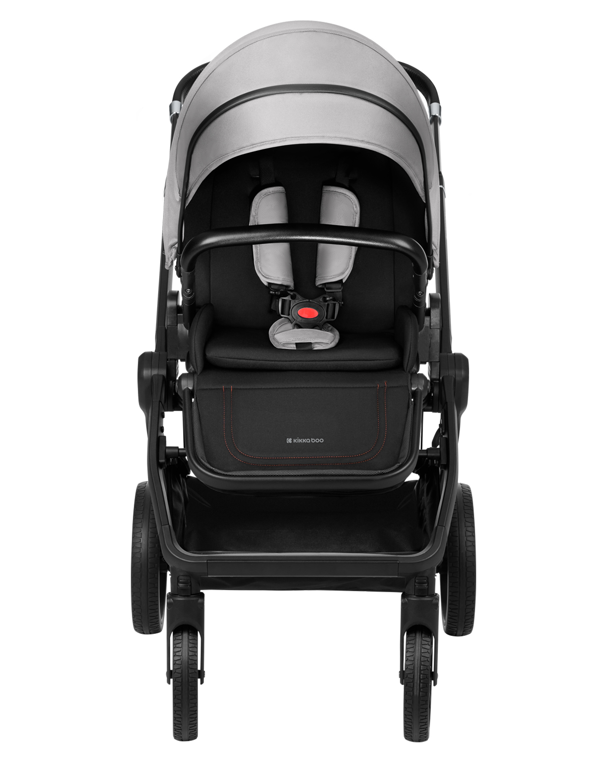 Kikkaboo Комбинирана количка 2в1 с кош за новородено Tiffany Light Grey 2024 - Image 8