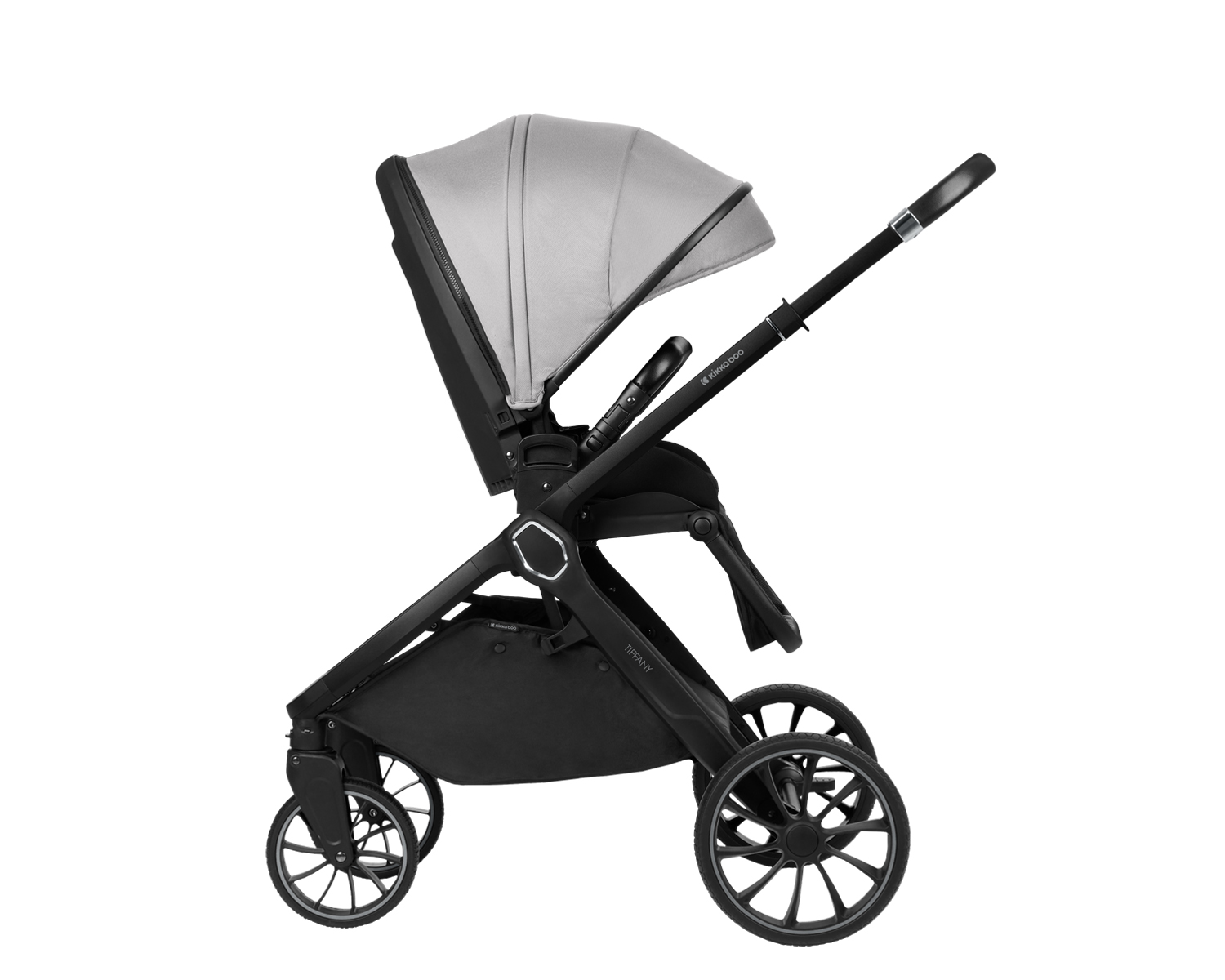 Kikkaboo Комбинирана количка 2в1 с кош за новородено Tiffany Light Grey 2024 - Image 9