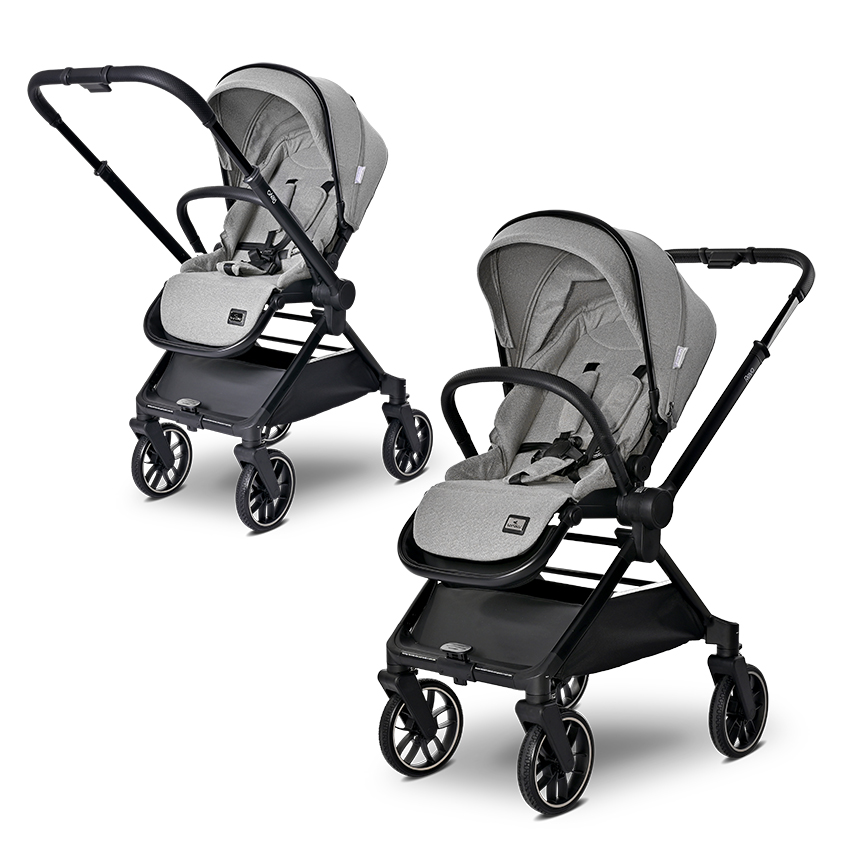Д.КОЛИЧКА REYA 3in1 GREY с реверсивна дръжка - Image 5