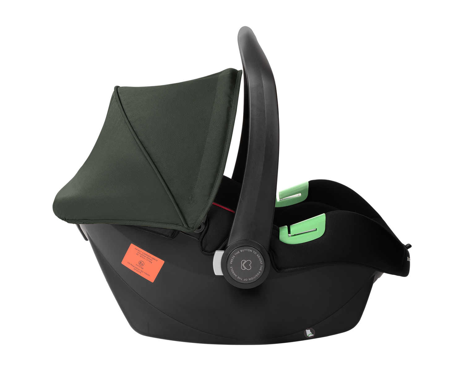 Kikkaboo Комбинирана количка 3в1 с кош за новородено Ava Army Green - Image 28