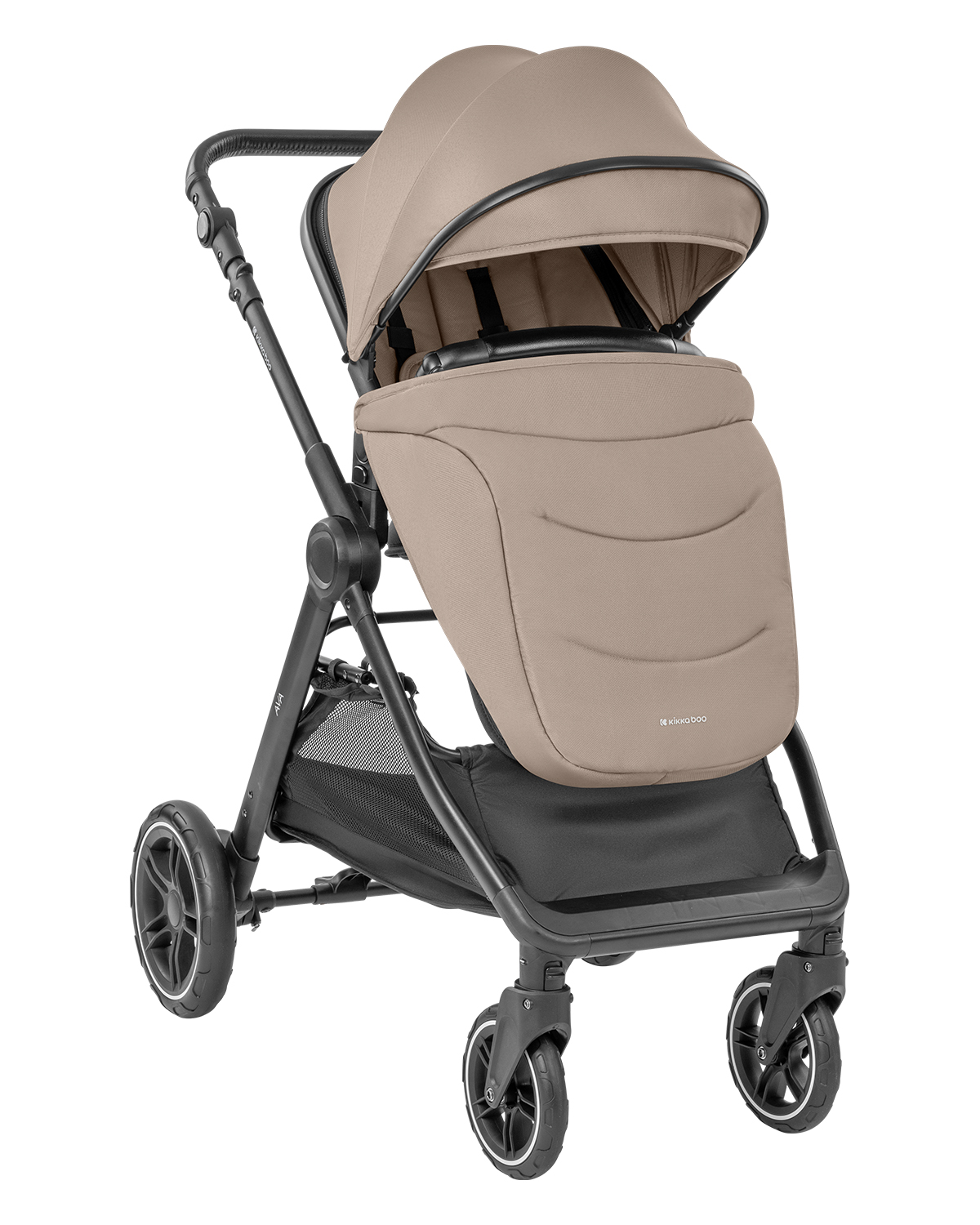 Kikkaboo Комбинирана количка 3в1 с кош за новородено Ava Beige - Image 14