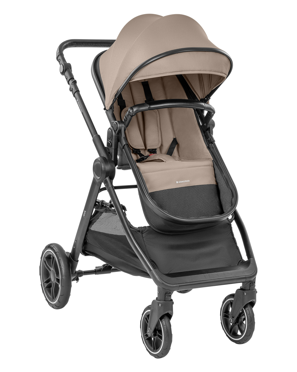 Kikkaboo Комбинирана количка 3в1 с кош за новородено Ava Beige - Image 15