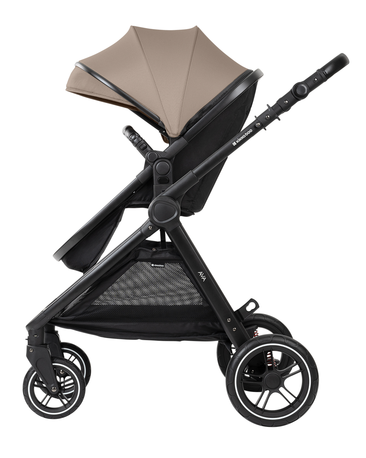 Kikkaboo Комбинирана количка 3в1 с кош за новородено Ava Beige - Image 18