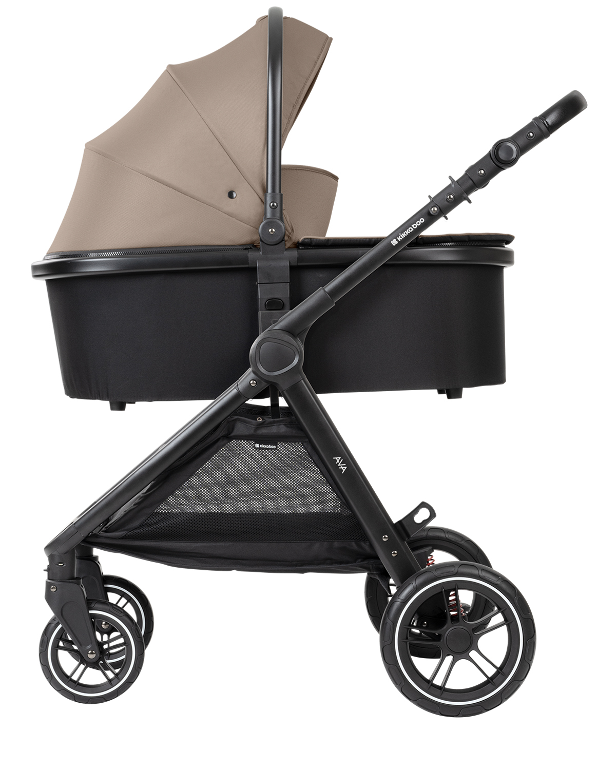 Kikkaboo Комбинирана количка 3в1 с кош за новородено Ava Beige - Image 21