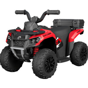 Kikkaboo Акумулаторна кола ATV Master Red