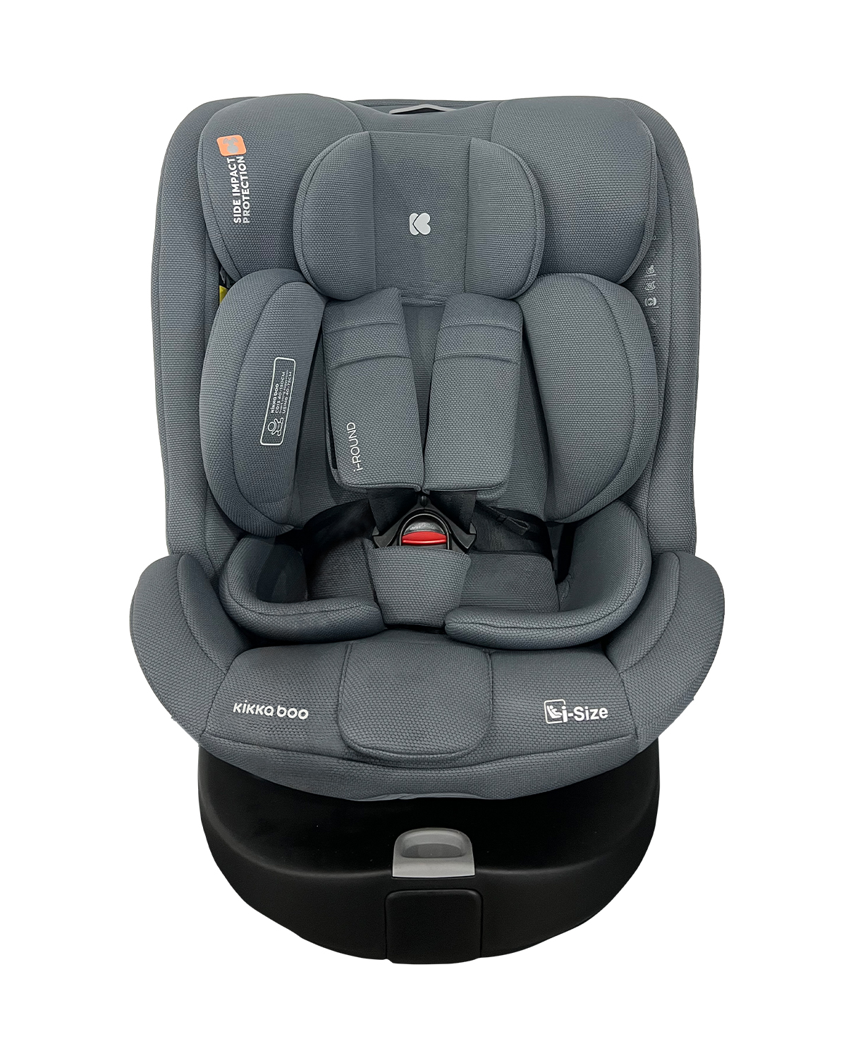 Kikkaboo Стол за кола 40-150 см i-Round i-SIZE Dark Grey