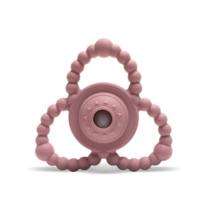 Lorelli Premium СИЛИКОНОВА ГРИЗАЛКА-ДРЪНКАЛКА NATURAL DEEP PINK