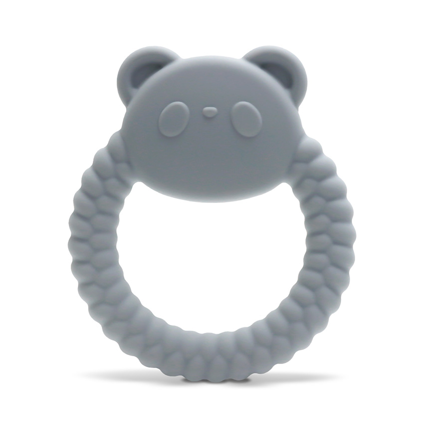 СИЛИКОНОВА ГРИЗАЛКА ПАНДА NATURAL GREY - Image 2