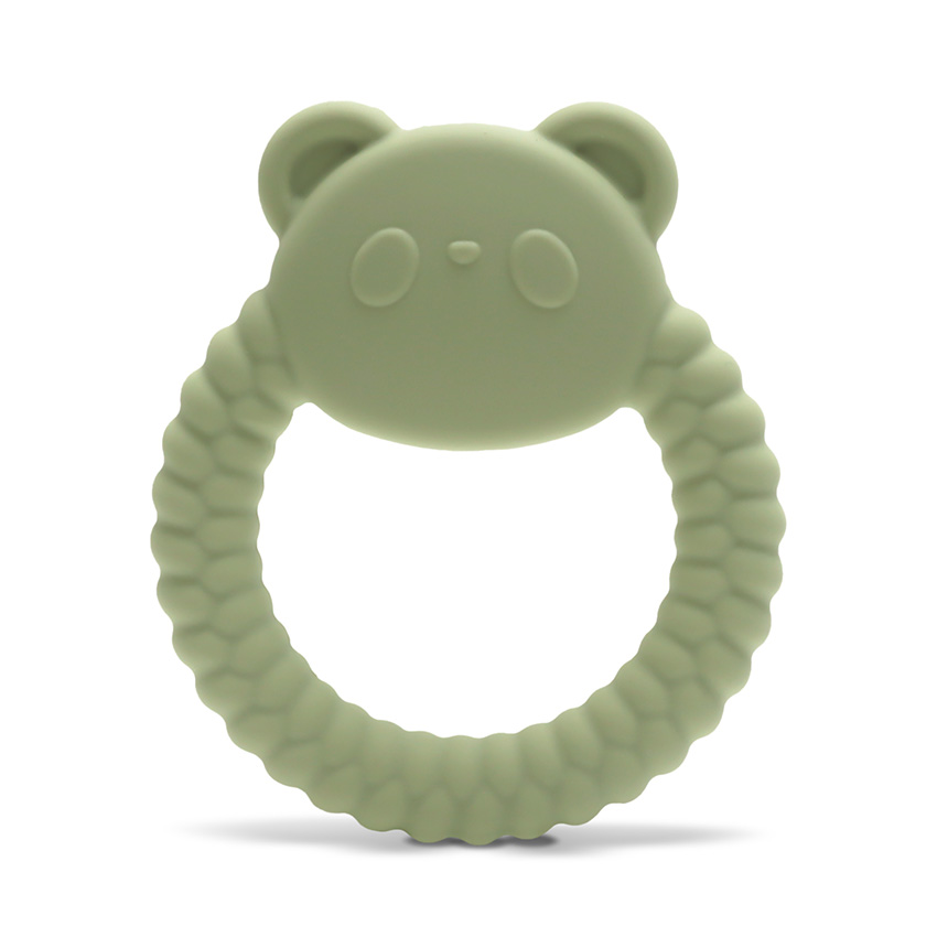 СИЛИКОНОВА ГРИЗАЛКА ПАНДА NATURAL FRESH GREEN - Image 2