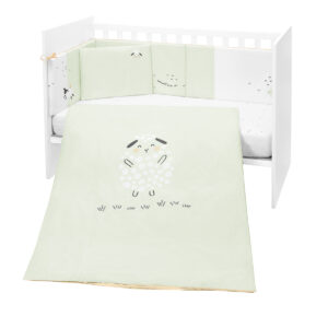 Kikkaboo Бебешки спален комплект 6 части 60/120 Sleepy Sheep