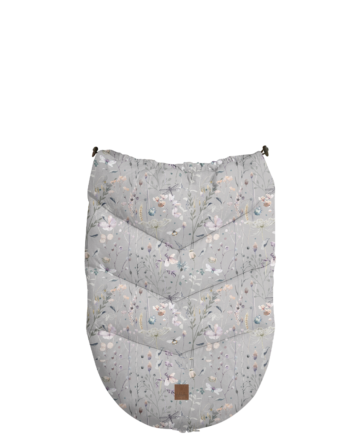 Kikkaboo Чувалче за количка Luxury Dreamy Fields Grey - Image 2