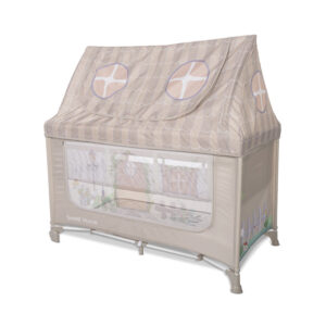 Lorelli Premium КОШАРА SWEET HOME 2 НИВА С ПОКРИВ BEIGE