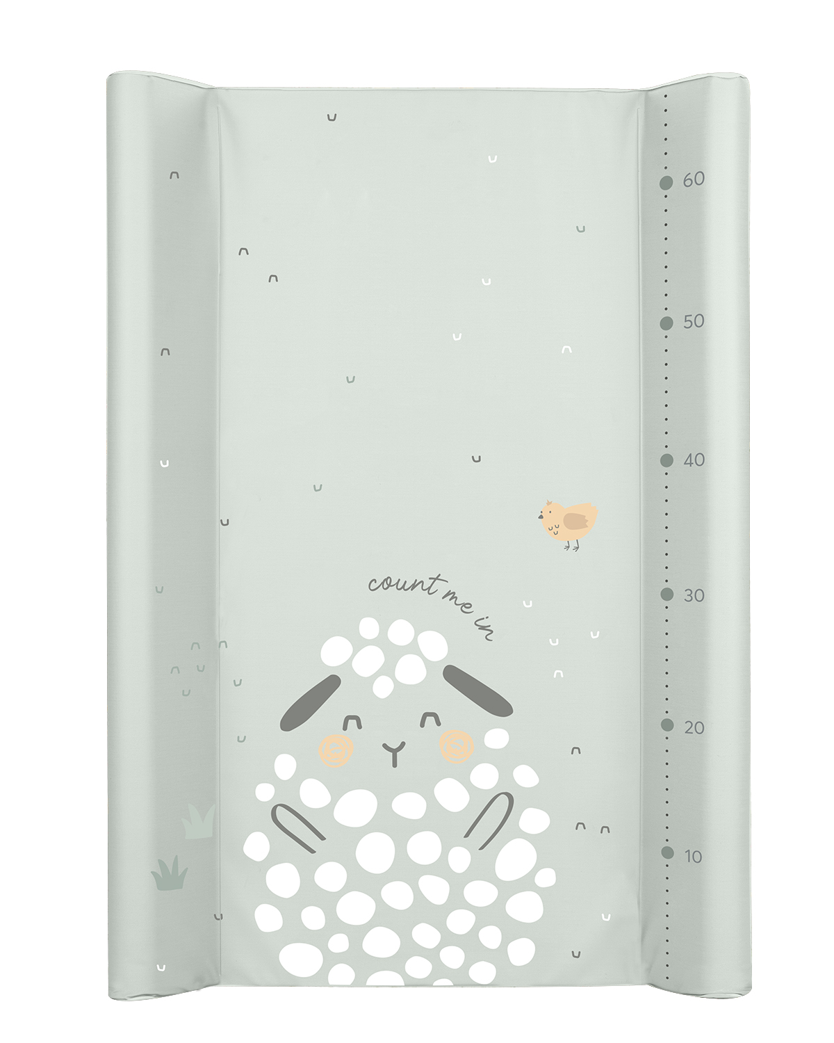 Kikkaboo Твърда PVC подложка за повиване 50х70см Sleepy Sheep