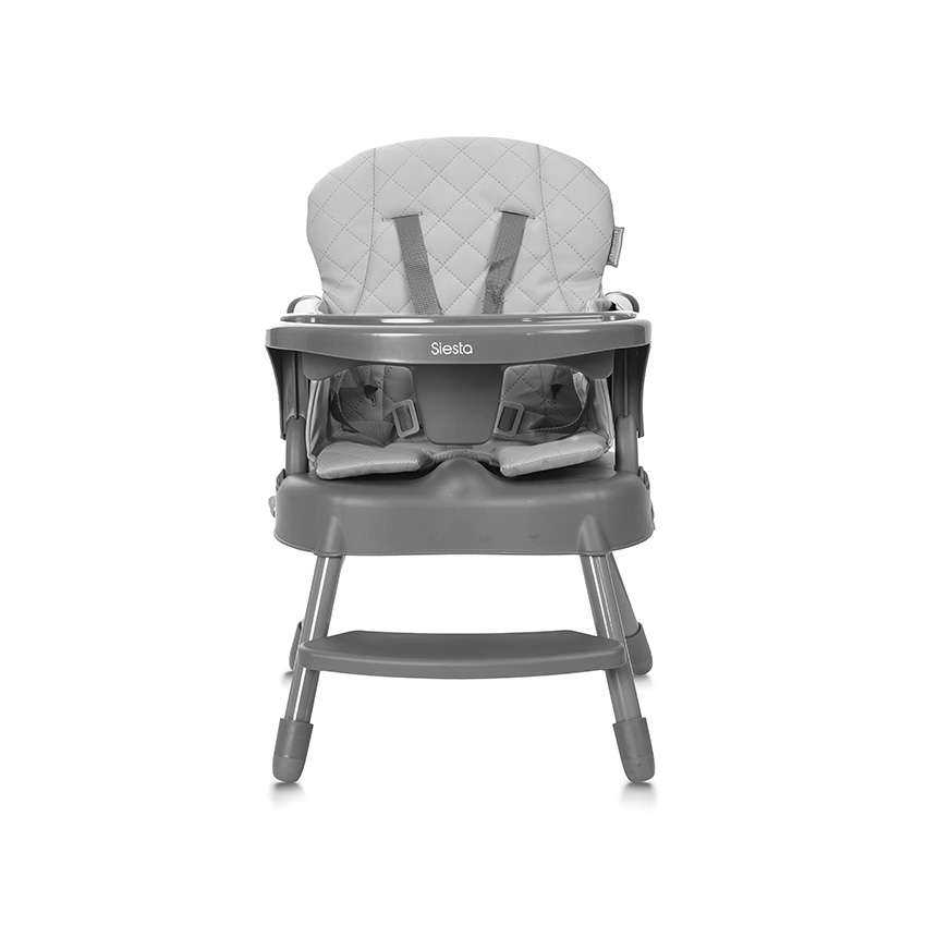 Lorelli Classic СТОЛ ЗА ХРАНЕНЕ 3в1 SIESTA GREY LEATHER - Image 5
