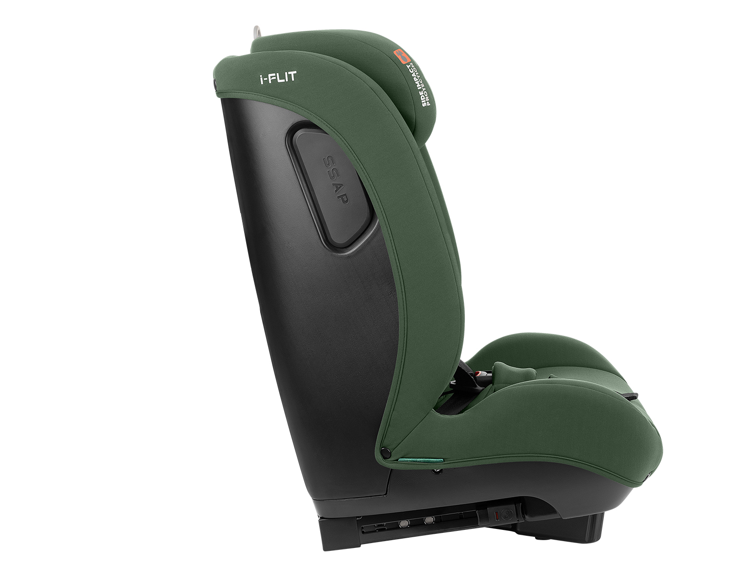 Kikkaboo Стол за кола 76-150 см i-Flit i-SIZE Army Green - Image 7