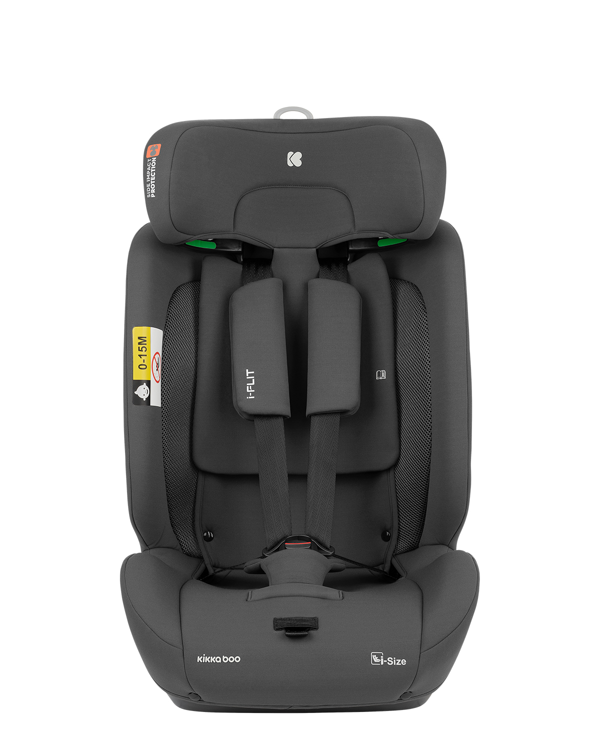 Kikkaboo Стол за кола 76-150 см i-Flit i-SIZE Dark Grey - Image 3