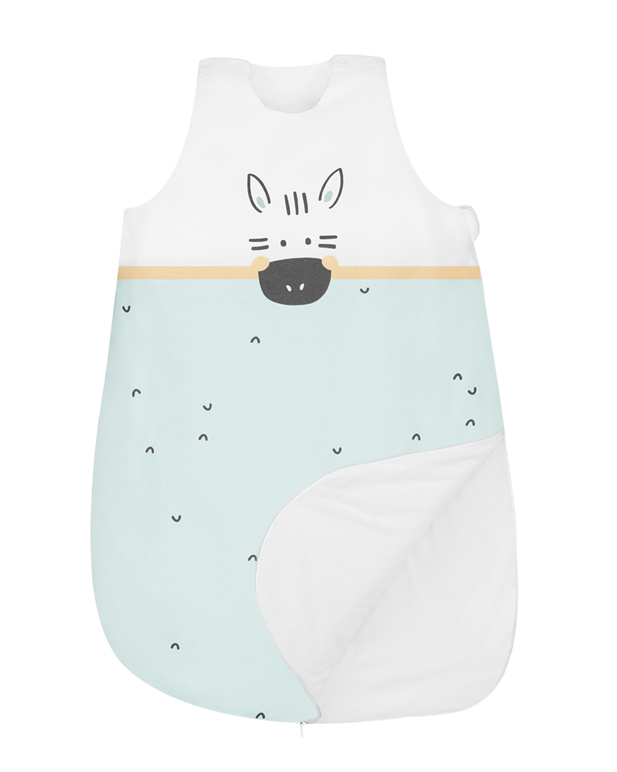 Kikkaboo Зимен спален чувал 6-18 месеца Stripy Friends - Image 5