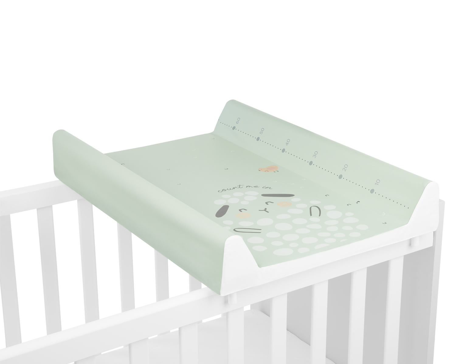 Kikkaboo Твърда PVC подложка за повиване 50х70см Sleepy Sheep - Image 5