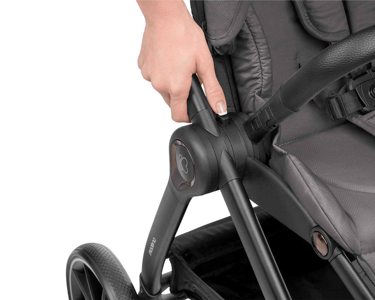 Kikkaboo Комбинирана количка 3в1 с кош за новородено Modena Dark Grey - Image 36