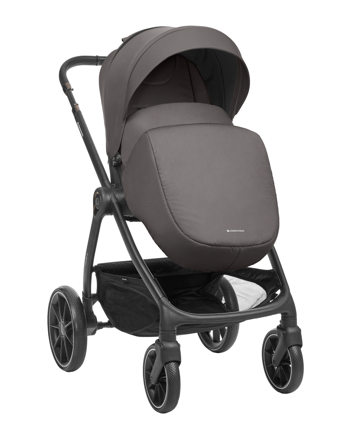 Kikkaboo Комбинирана количка 3в1 с кош за новородено Modena Dark Grey - Image 22
