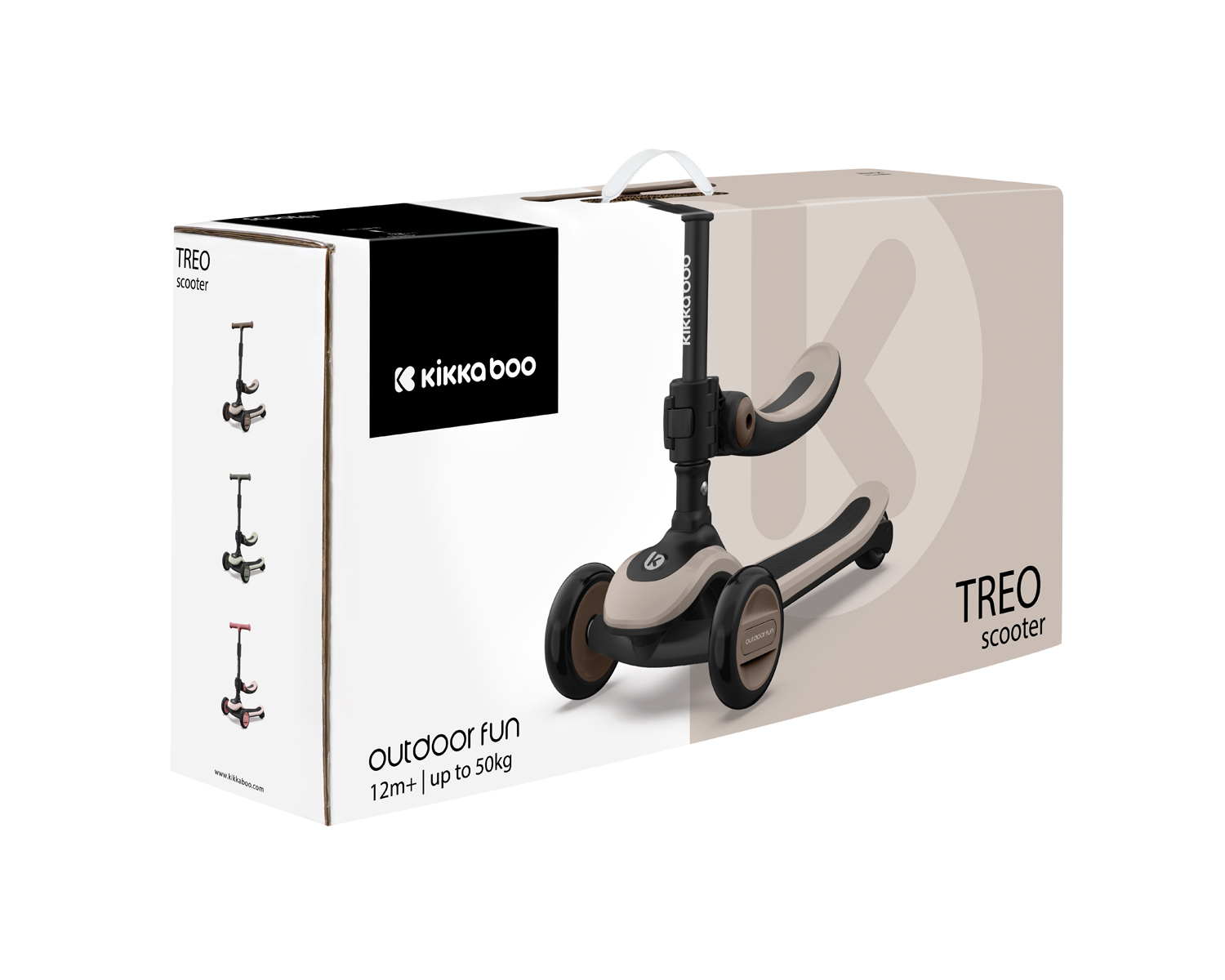 Kikkaboo Тротинетка Treo 2в1 Beige - Image 13