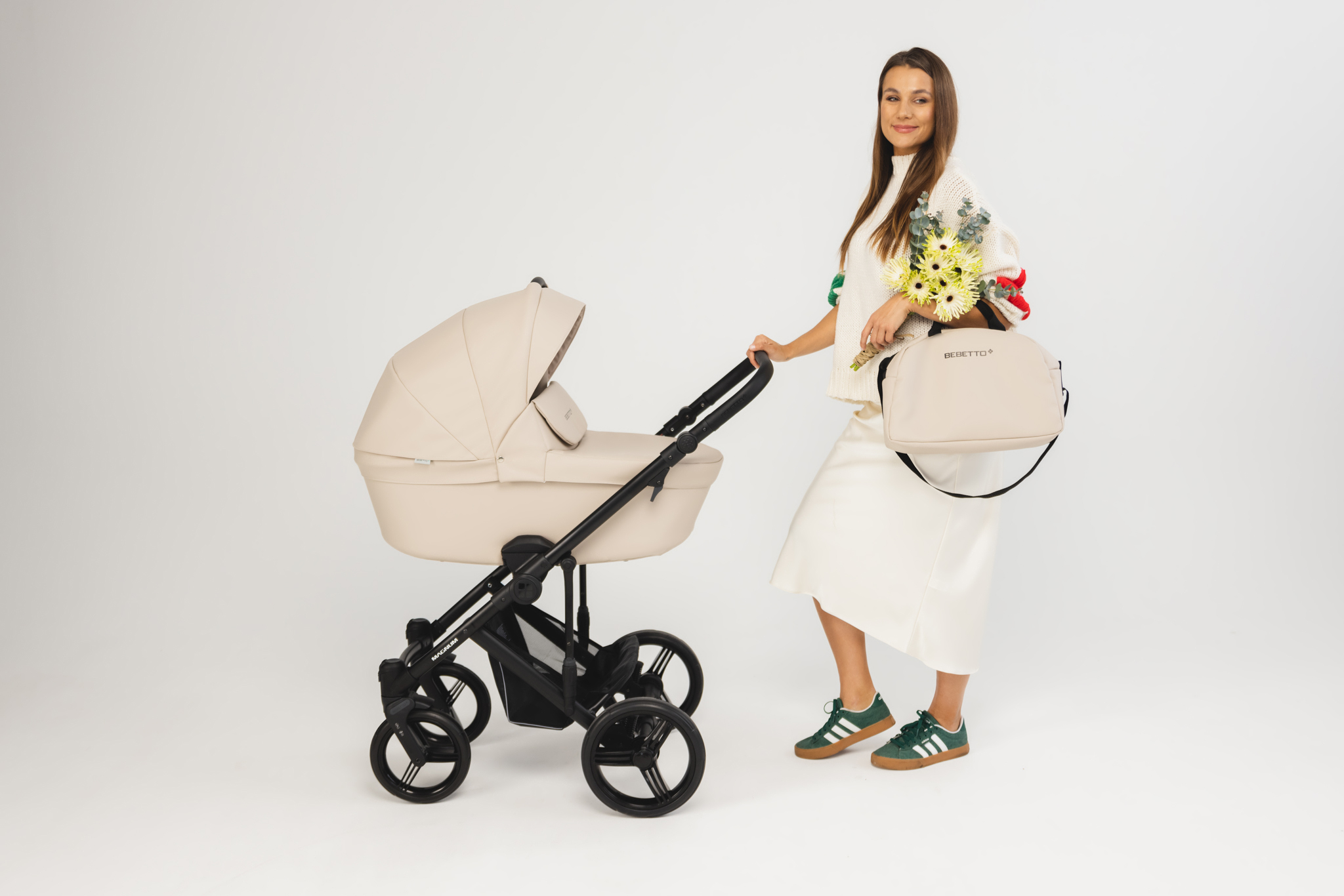 Бебешка количка 2в1 Bebetto Magnum LIGHT PRO - Еко кожа PRO 06 - Image 11