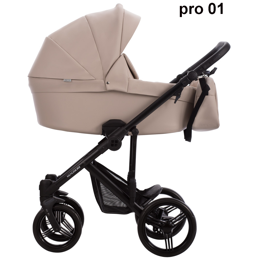 Бебешка количка 2в1 Bebetto Magnum LIGHT PRO - Еко кожа PRO 01