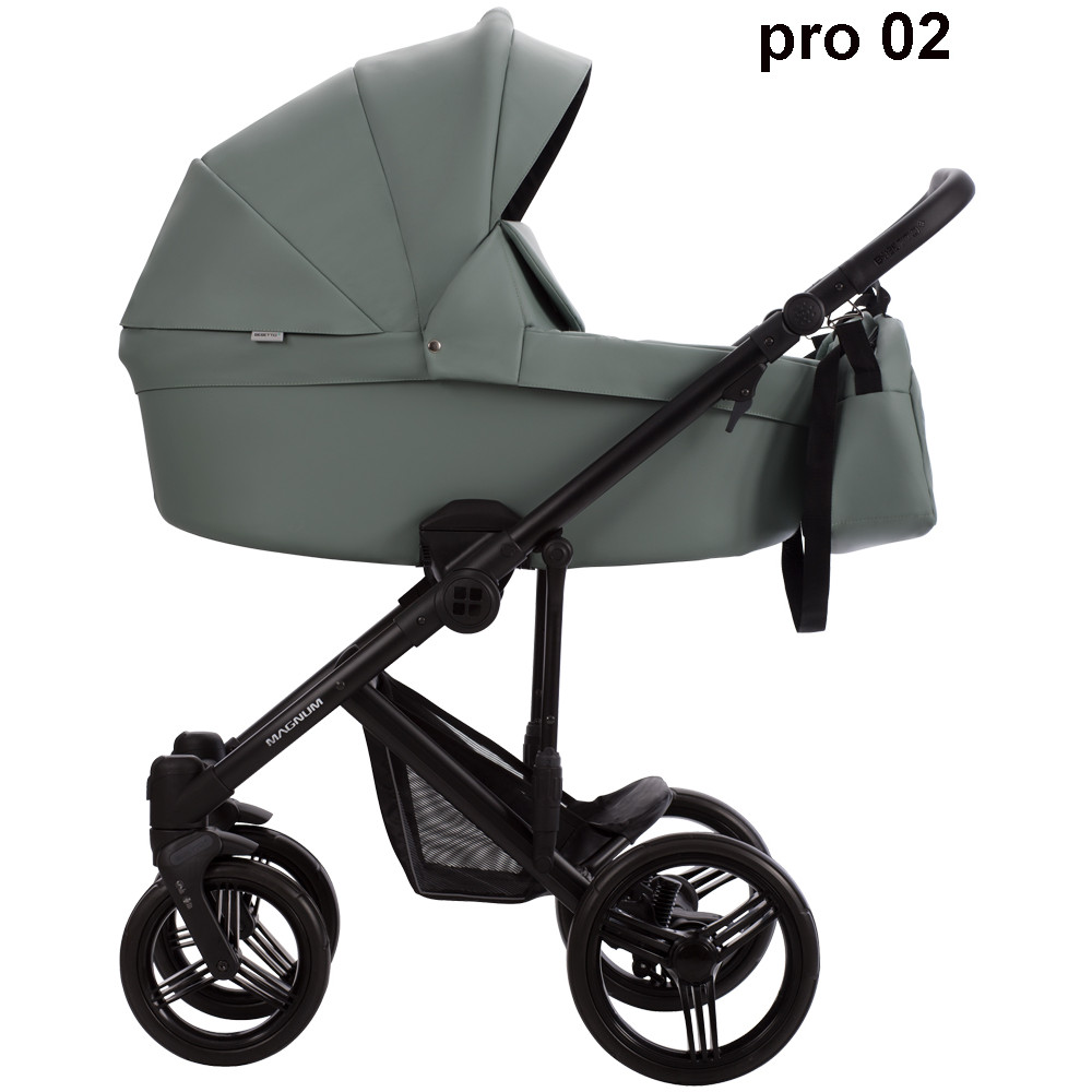 Бебешка количка 2в1 Bebetto Magnum LIGHT PRO - Еко кожа PRO 02