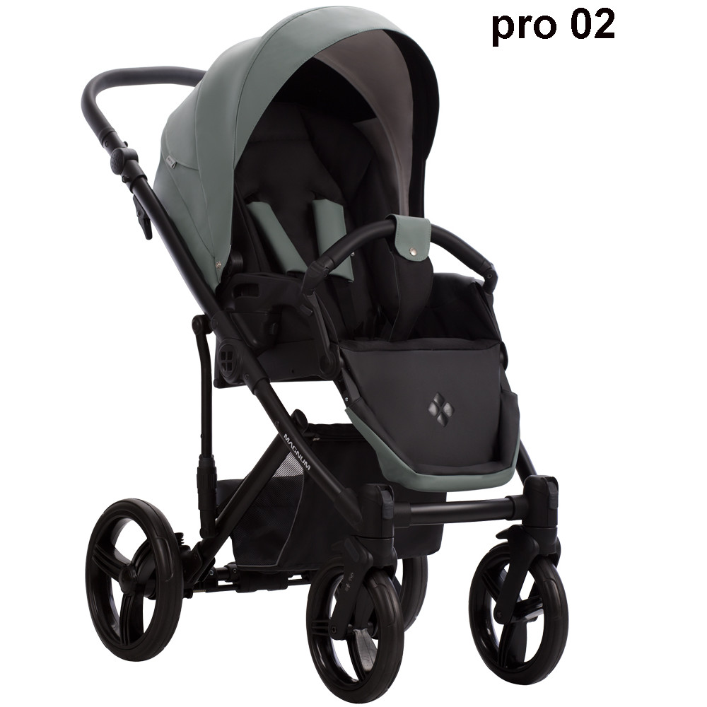 Бебешка количка 2в1 Bebetto Magnum LIGHT PRO - Еко кожа PRO 02 - Image 2