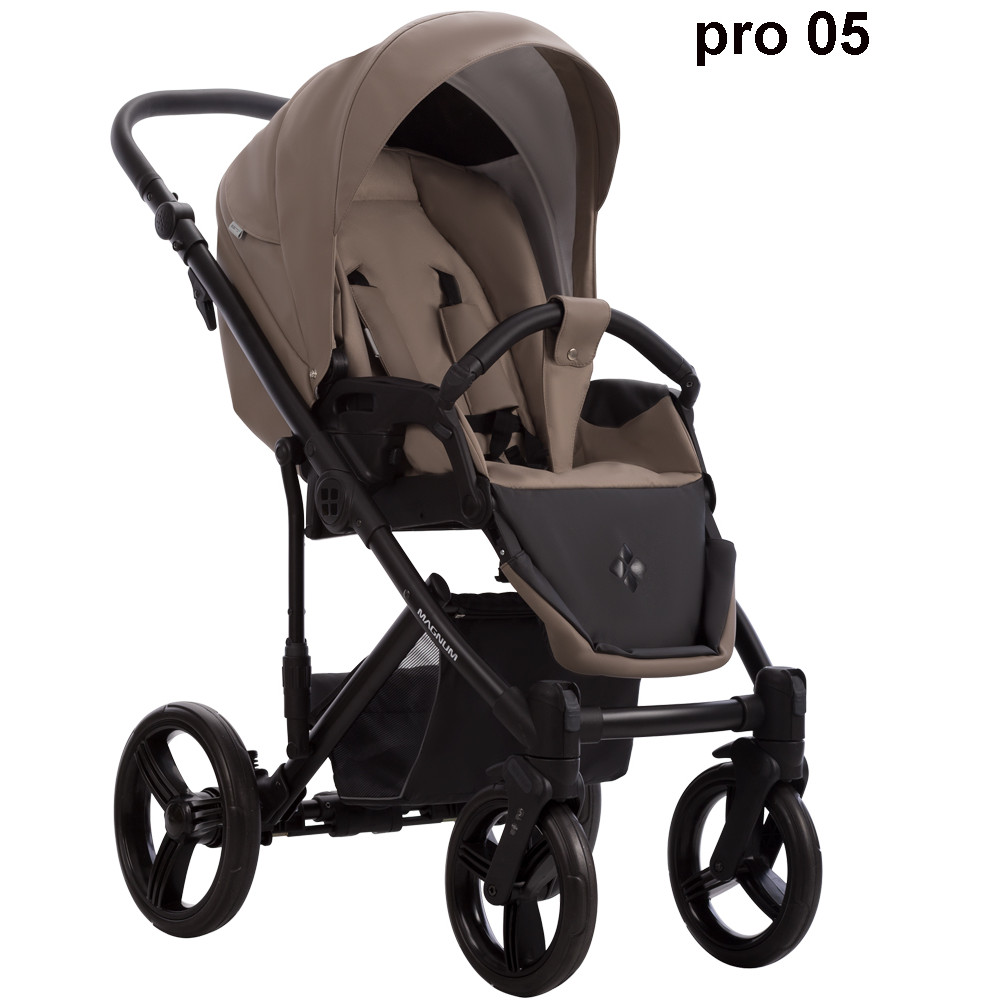Бебешка количка 2в1 Bebetto Magnum LIGHT PRO - Еко кожа PRO 05 - Image 2