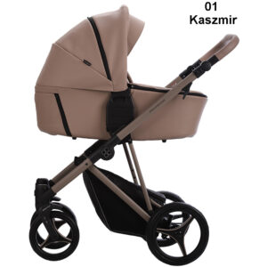 Бебешка количка 2в1 Bebetto PELPASSO PRO - еко кожа 01 Cashmere