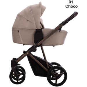 Бебешка количка 2в1 Bebetto PELPASSO - TEX 01 Choco