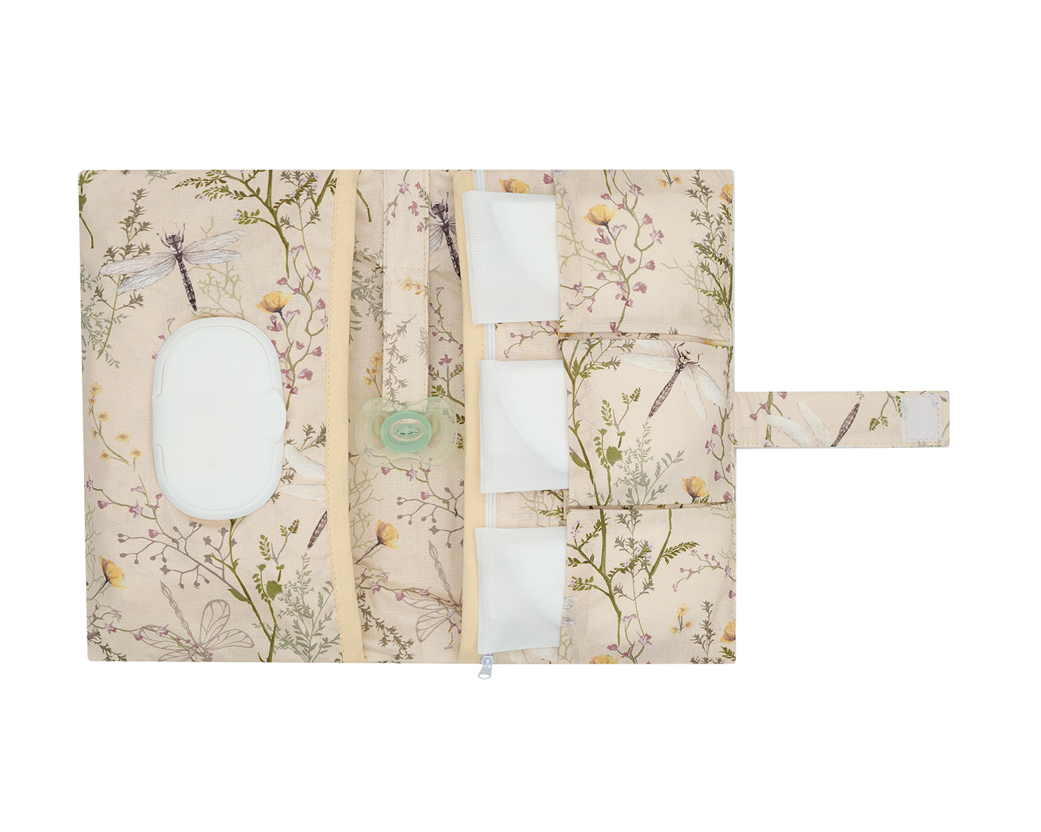 Kikkaboo Несесер за памперси Secret Garden Beige - Image 2