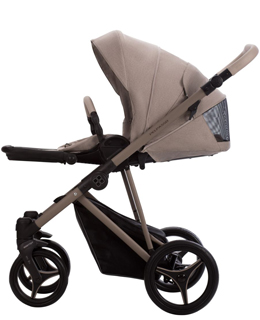 Бебешка количка 2в1 Bebetto PELPASSO PRO - еко кожа 03 Choco - Image 14