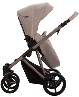 Бебешка количка 2в1 Bebetto PELPASSO PRO - еко кожа 03 Choco - Image 9
