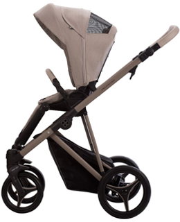 Бебешка количка 2в1 Bebetto PELPASSO PRO - еко кожа 03 Choco - Image 11