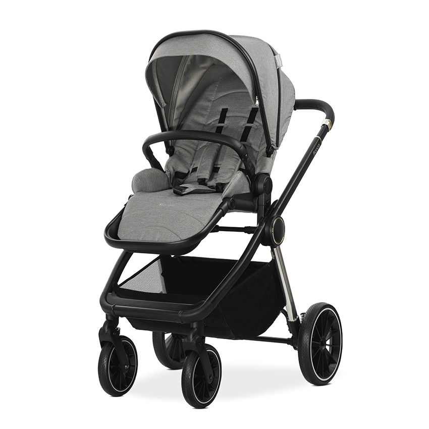 Lorelli Premium Д.КОЛИЧКА BIANCA GREY 2 В 1 до 22кг + АДАПТОРИ - Image 2