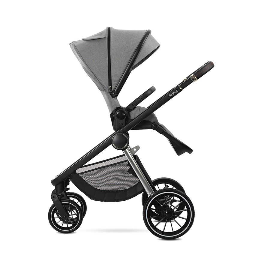 Lorelli Premium Д.КОЛИЧКА BIANCA GREY 2 В 1 до 22кг + АДАПТОРИ - Image 5