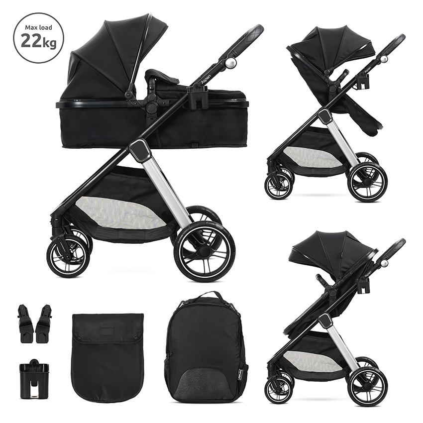 Д.КОЛИЧКА ASPEN BLACK 2в1 до 22кг с трансформираща