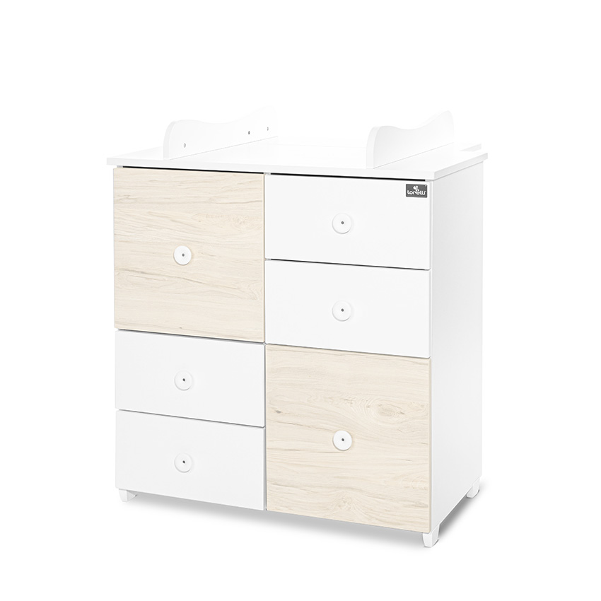 Lorelli Classic ШКАФ ЦВЯТ БЯЛО/СВЕТЪЛ ДЪБ-2BOX