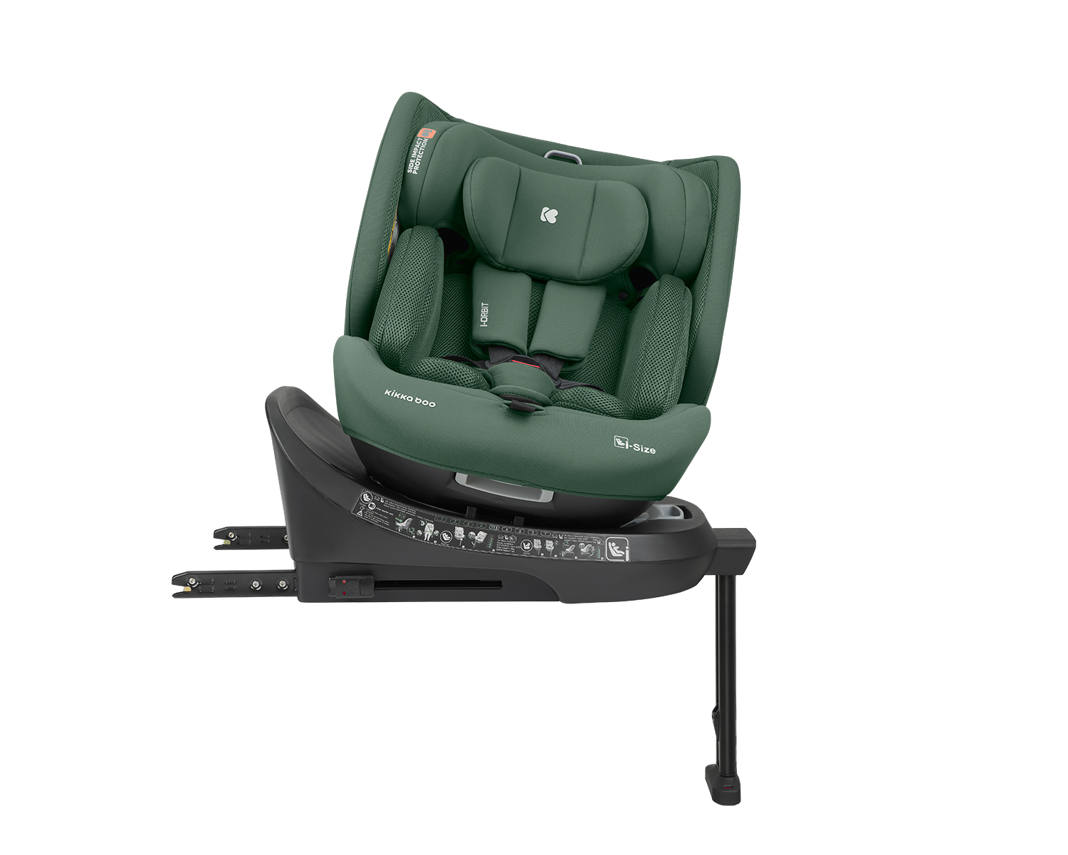 Kikkaboo Стол за кола 40-150 см i-Orbit i-SIZE Army Green 2026 - Image 19