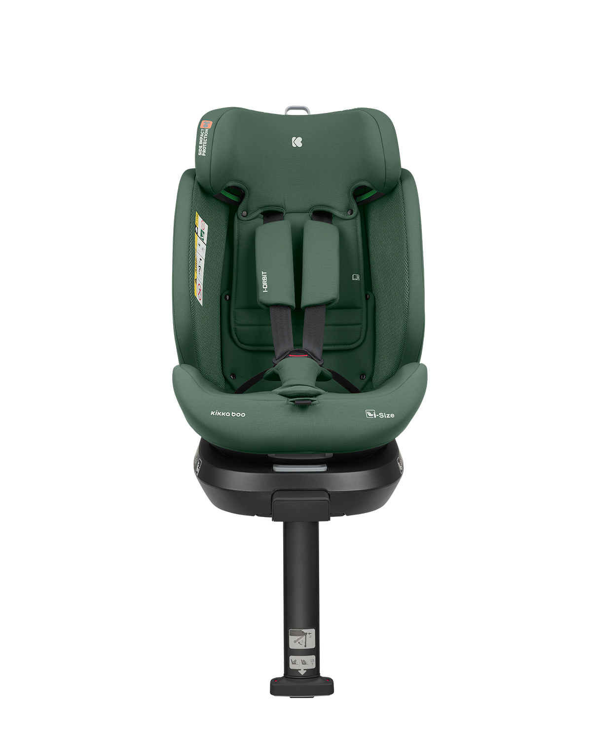 Kikkaboo Стол за кола 40-150 см i-Orbit i-SIZE Army Green 2026 - Image 7
