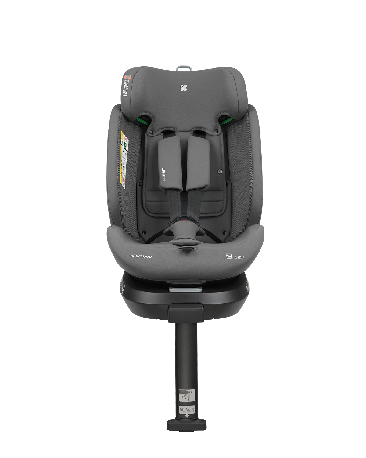Kikkaboo Стол за кола 40-150 см i-Orbit i-SIZE Dark Grey 2026 - Image 7