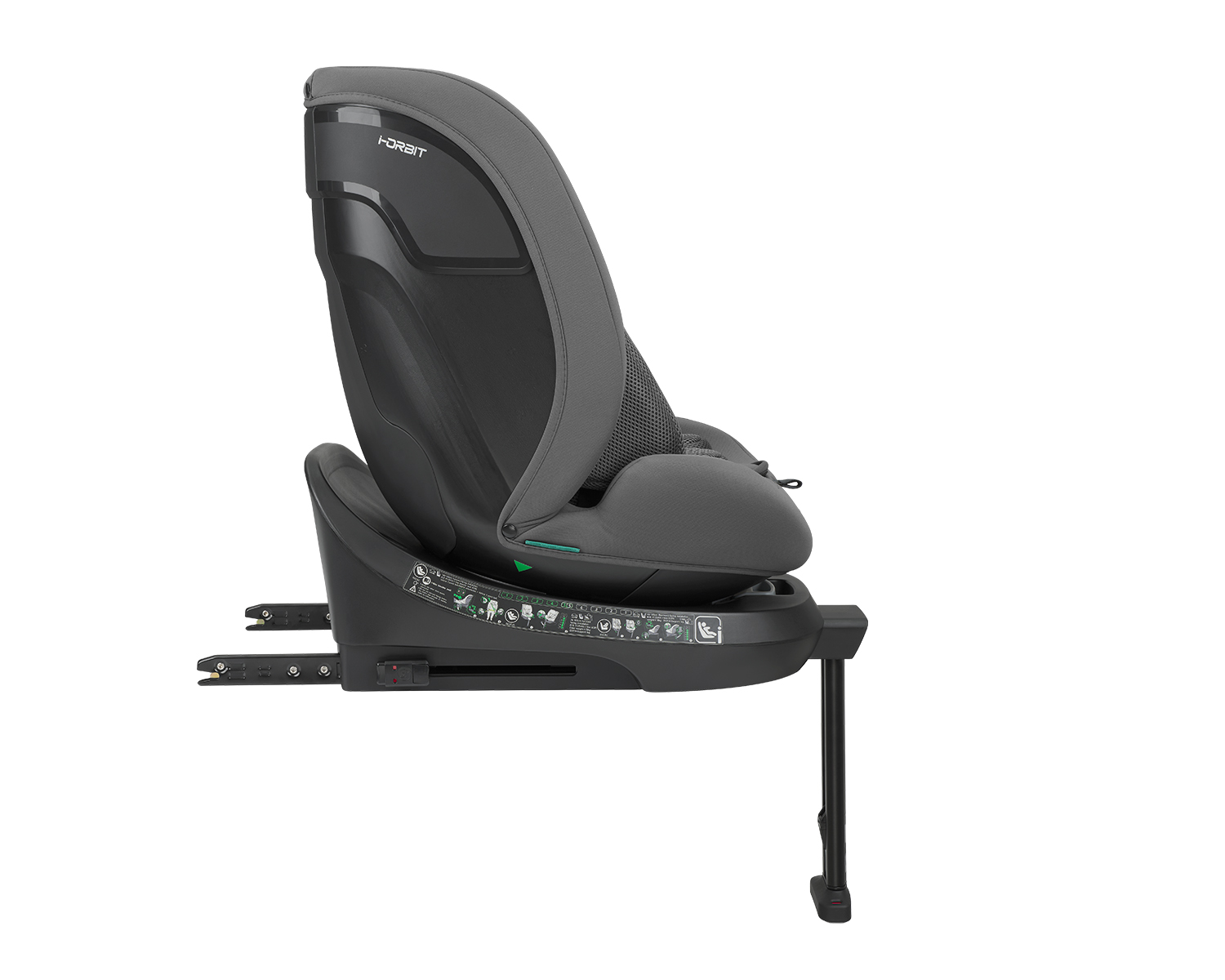 Kikkaboo Стол за кола 40-150 см i-Orbit i-SIZE Dark Grey 2026 - Image 9