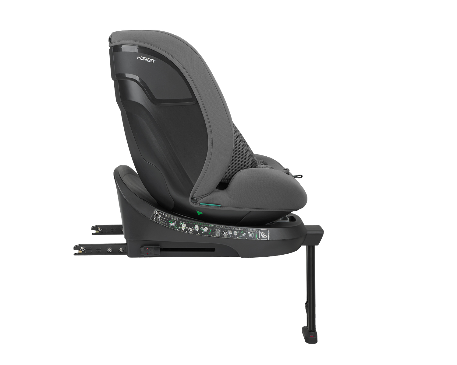 Kikkaboo Стол за кола 40-150 см i-Orbit i-SIZE Dark Grey 2026 - Image 10