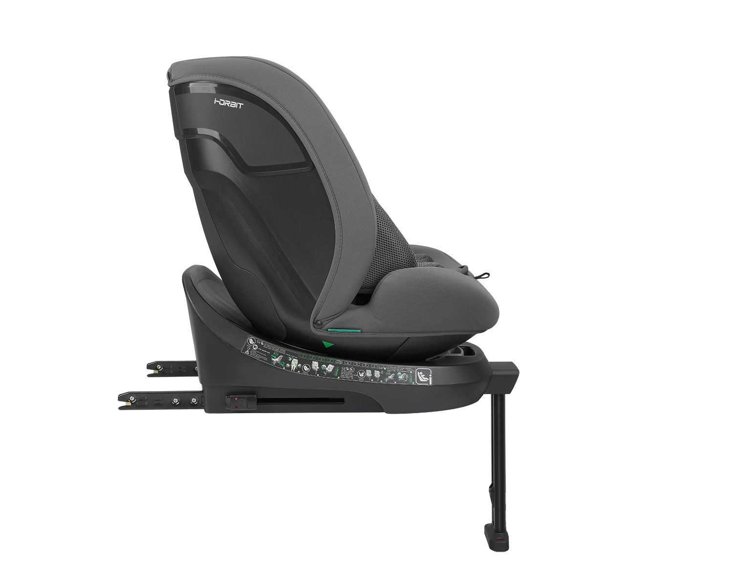 Kikkaboo Стол за кола 40-150 см i-Orbit i-SIZE Dark Grey 2026 - Image 11